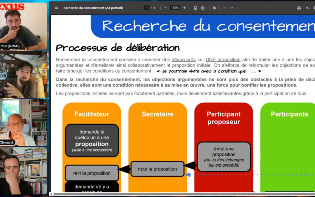 Recherche du Consentement – Décider sans vote
